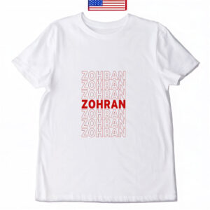 Bold Repeated Typography Election Tee, Zohran Mamdani NYC Mayor 2025 Shirt