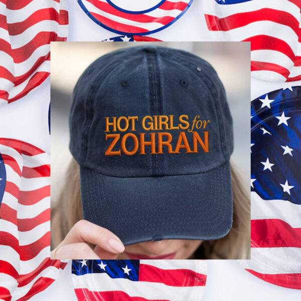 Campaign-Hat,-Embroidered-Hot-Girls-Vote-For-Zohran-Baseball-Cap