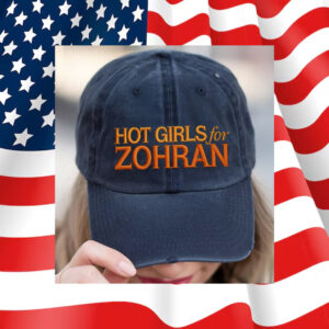 Campaign-Hat,-Embroidered-Hot-Girls-Vote-For-Zohran-Baseball-Caps
