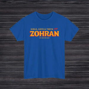 Girls, Gays & Theys for Zohran Shirt