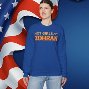 Hot Girls for Zohran Crewneck Sweatshirt