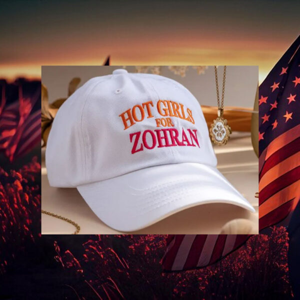 Hot-Girls-for-Zohran-Embroidered-White-Dad-Hat-–-Adjustable-Fit