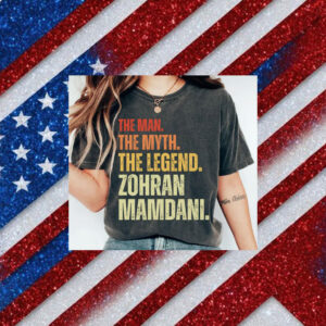 Mayor-Mamdani-2025-Shirt-–-The-Man,-The-Myth,-The-Legend-Campaign-Tee