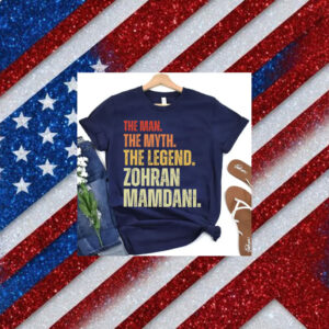 Mayor-Mamdani-2025-Shirt-–-The-Man,-The-Myth,-The-Legend-Campaign-Tees