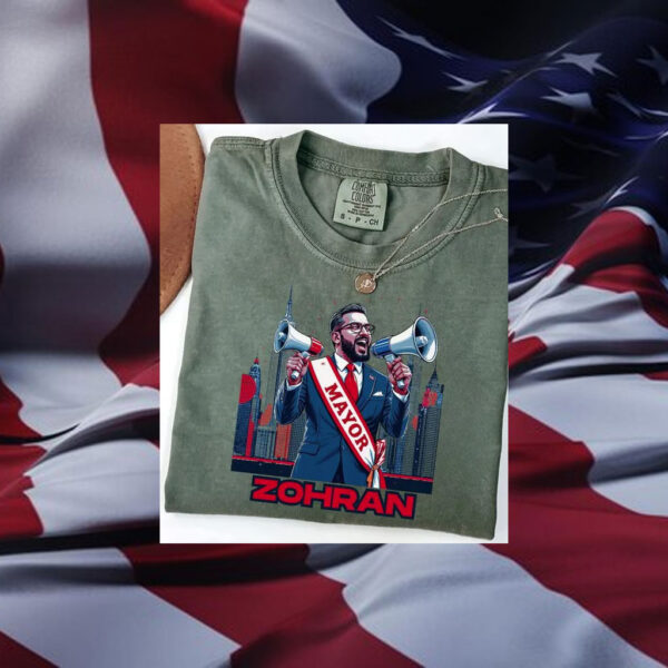 Mayor-Mamdani-T-Shirt-–-Zohran-for-NYC-with-Megaphone-Graphic-america