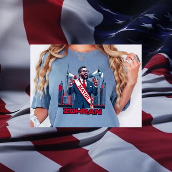 Mayor-Mamdani-T-Shirt-–-Zohran-for-NYC-with-Megaphone-Graphic-american