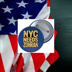 NYC-Needs-Zohran-Button-–-Bold-Blue-&-Gold-Campaign-Pin