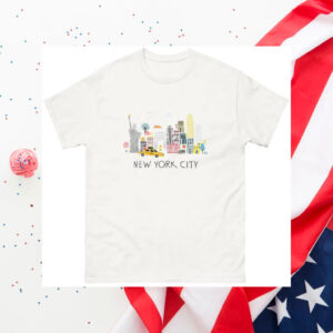 New-York-City-Lovers-Cute-Illustration-T-Shirt