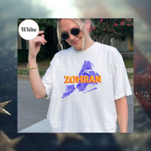Official-Zohran-Mamdani-NYC-Mayor-Election-Map-T-Shirt