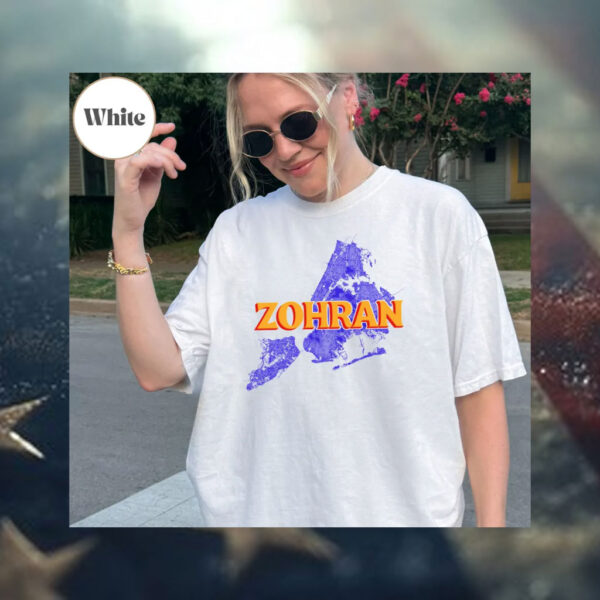 Official-Zohran-Mamdani-NYC-Mayor-Election-Map-T-Shirt