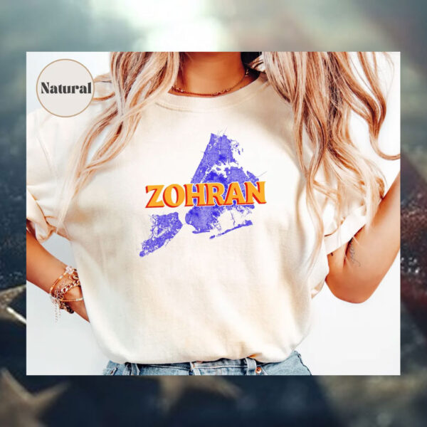 Official-Zohran-Mamdani-NYC-Mayor-Election-Map-T-Shirt-american