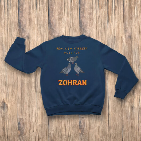 Real-New-Yorkers-Vote-for-Zohran-Pigeon-Cropped-Shirt-–-Stylish-Campaign-Tees
