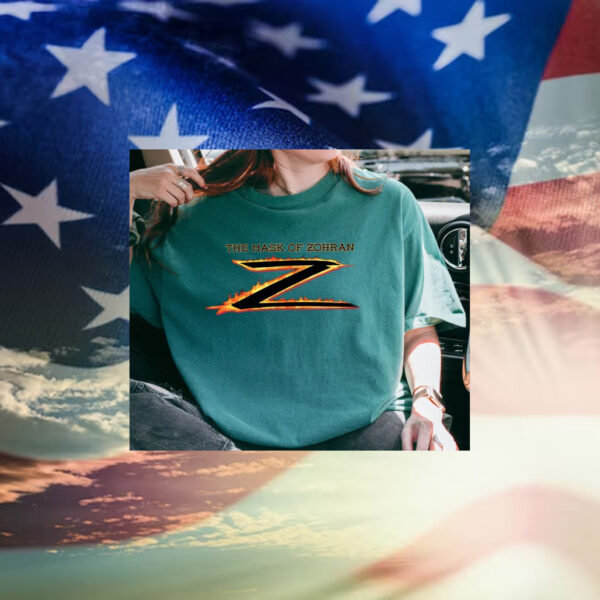 The-Mask-Of-Zohran-Tee-–-Bold-Campaign-Shirt-with-Fiery-Design-usa