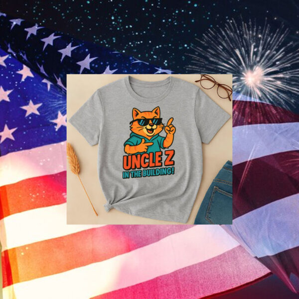 Uncle-Z-in-the-Building-T-Shirt-–-Cool-Cat-Zohran-Mamdani-Tee