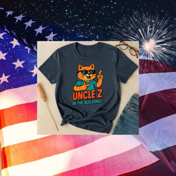 Uncle-Z-in-the-Building-T-Shirt-–-Cool-Cat-Zohran-Mamdani-Tees