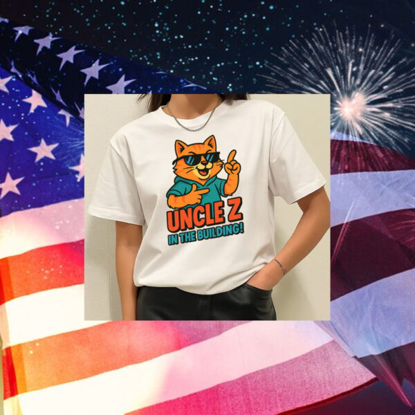 Uncle-Z-in-the-Building-T-Shirt-–-Cool-Cat-Zohran-Mamdani-Tees-usa