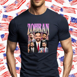Vintage 90s Style Political Fan Tee-Zohran for New York City Shirt