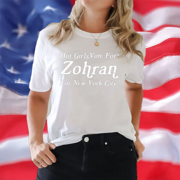 Vintage Political Campaign Tee for NYC 2025, Hot Girls Vote for Zohran T-Shirt