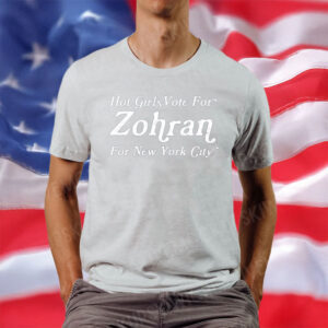 Vintage Political Campaign Tee for NYC 2025, Hot Girls Vote for Zohran T-Shirt