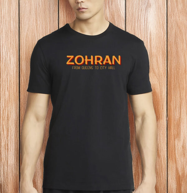 Vote Zohran for NYC Mayor Tee, Zohran Mamdani From Queens to City Hall Shirt