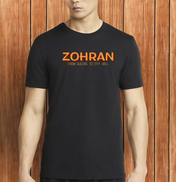 Vote Zohran for NYC Mayor Tee, Zohran Mamdani From Queens to City Hall Shirt
