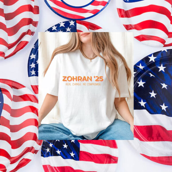 Zohran-'25-Campaign-Tee-–-Real-Change,-No-Compromise