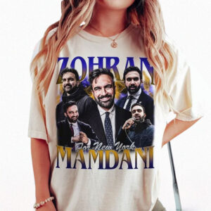 Zohran For New York City Bootleg Shirt – 90s Vintage Style Campaign Tee