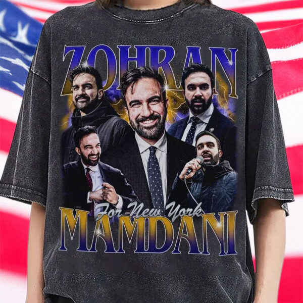Zohran For New York City Bootleg Shirt – 90s Vintage Style Campaign Tee