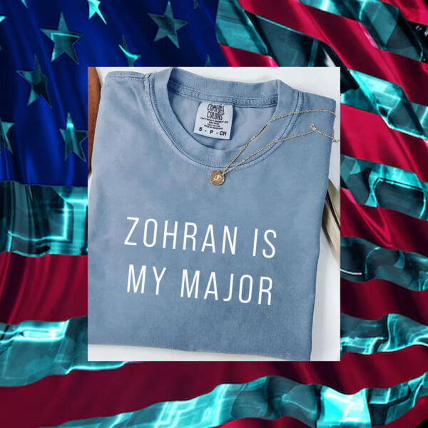 Zohran-Is-My-Major-Supporter-T-Shirt