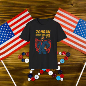 Zohran-Mam-DADDY-NYC-T-Shirt-–-Bold-Campaign-Superhero-Tee