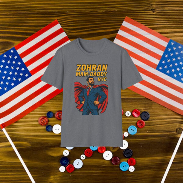Zohran-Mam-DADDY-NYC-T-Shirt-–-Bold-Campaign-Superhero-Tee-american