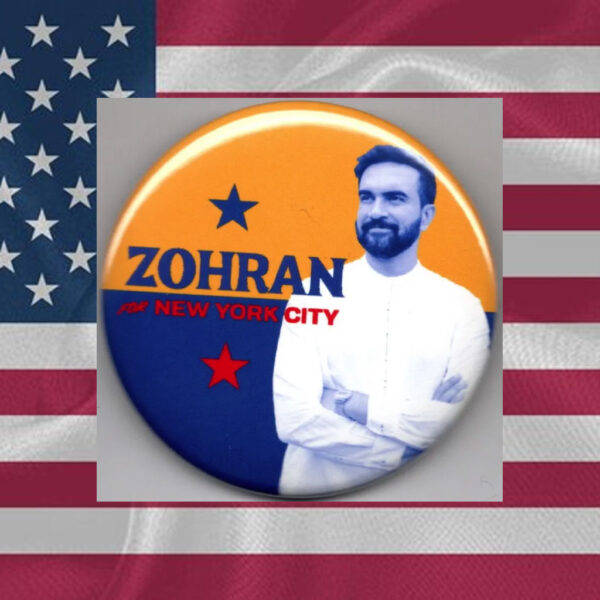 Zohran-Mamdani-NYC-Mayor-2025-Campaign-Button-–-Stars-Design-Pin