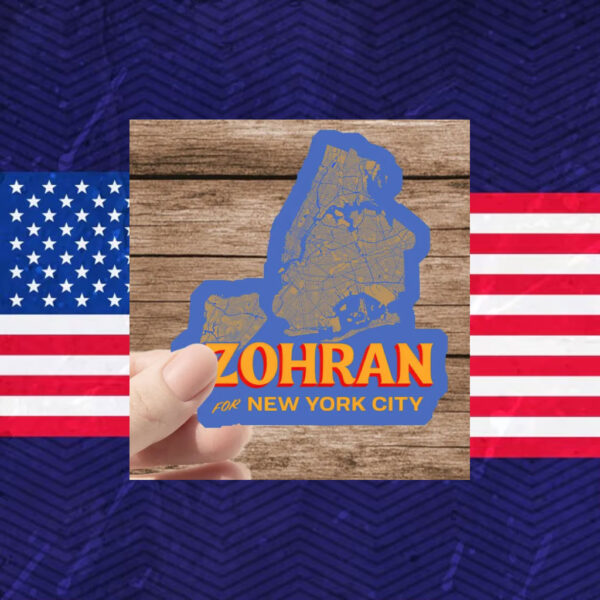 Zohran-Mamdani-NYC-Mayor-Sticker-–-Map-Design-Campaign-Decal
