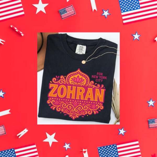 Zohran-Mamdani-Tee-–-Colorful-Floral-Campaign-Shirt-for-NYC-america