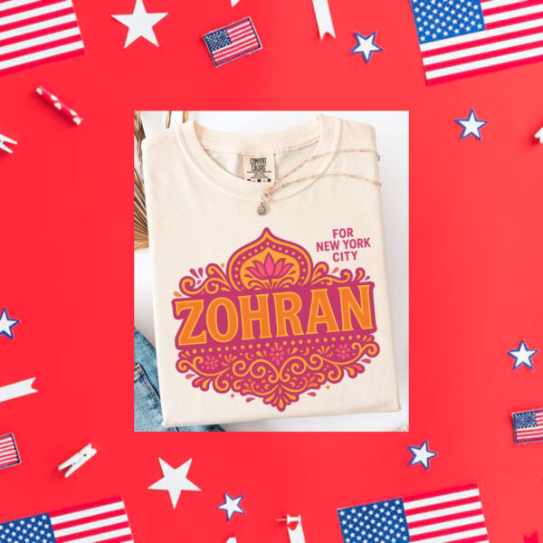 Zohran-Mamdani-Tee-–-Colorful-Floral-Campaign-Shirt-for-NYC-american