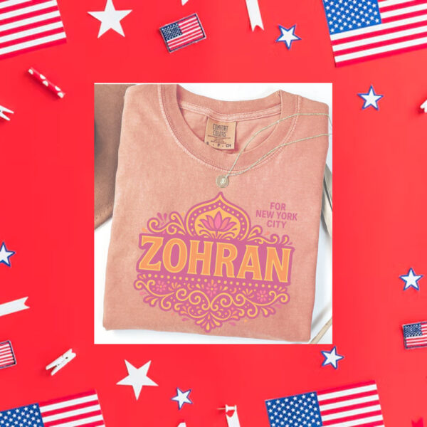 Zohran-Mamdani-Tee-–-Colorful-Floral-Campaign-Shirt-for-NYCs