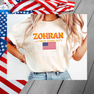 Zohran-Mamdani-for-New-York-City-Campaign-T-Shirt-with-USA-Flag-usa