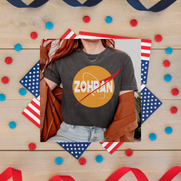 Zohran-Space-Logo-Graphic-T-Shirt---Progressive-Campaign-Tee