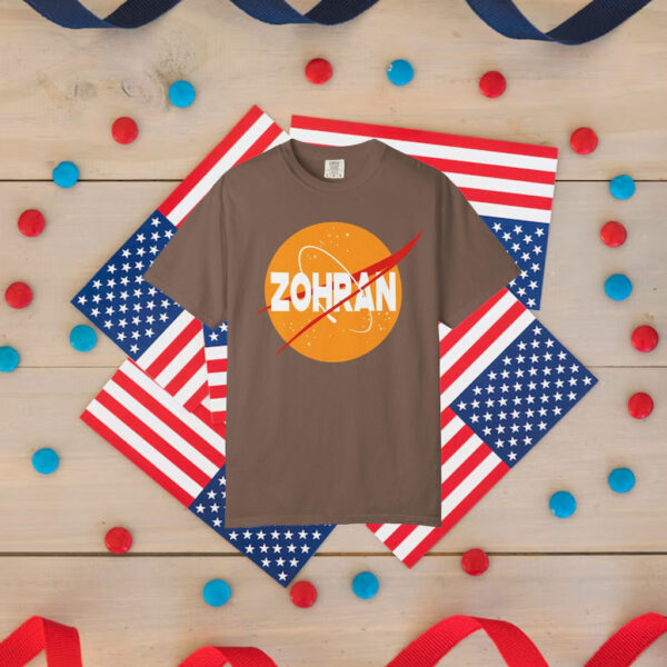 Zohran-Space-Logo-Graphic-T-Shirt---Progressive-Campaign-Tees-usa