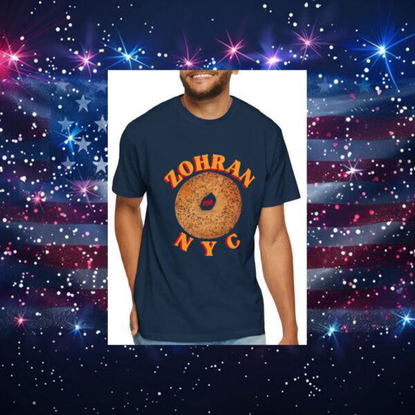 Zohran-for-NYC-Bagel-T-Shirt-–-New-York-Political-Foodie-Tees