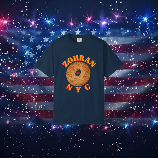 Zohran-for-NYC-Bagel-T-Shirt-–-New-York-Political-Foodie-Tees-usa