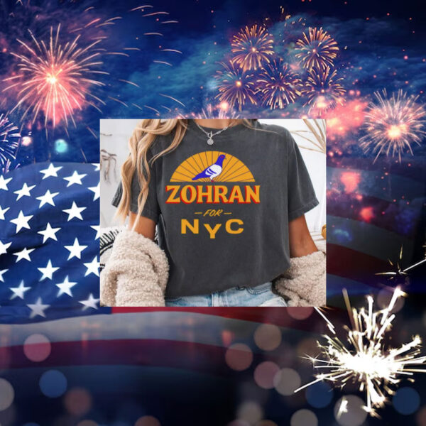Zohran-for-NYC-T-Shirt-–-Sunrise-Pigeon-Campaign-Tee-america