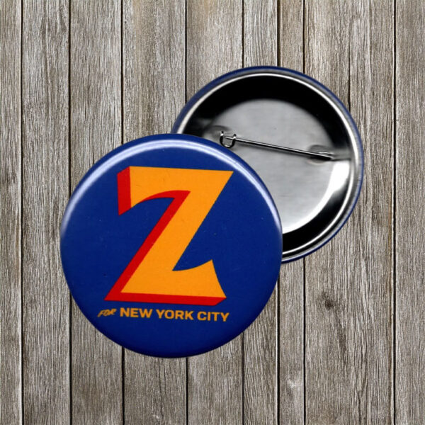 Zohran for New York City 2025 Campaign Button