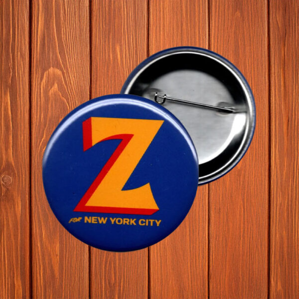 Zohran for New York City 2025 Campaign Button