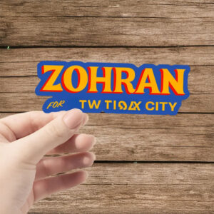 Zohran for New York City 2025 Campaign Sticker