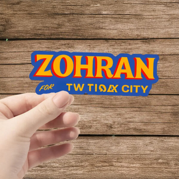 Zohran for New York City 2025 Campaign Sticker