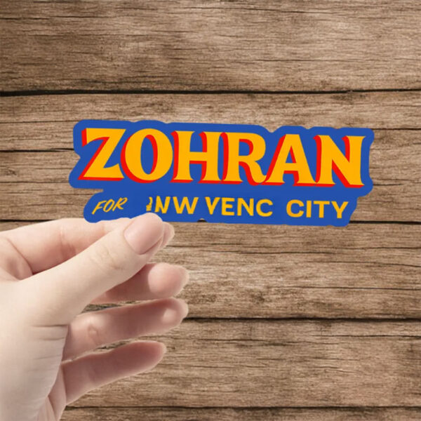 Zohran for New York City 2025 Campaign Sticker
