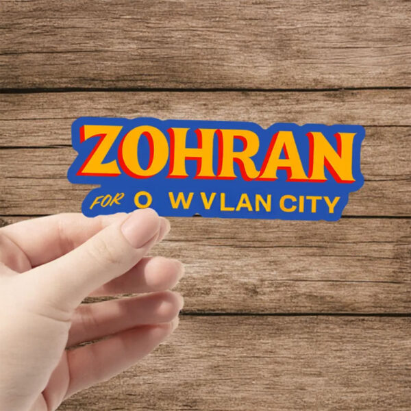 Zohran for New York City 2025 Campaign Sticker