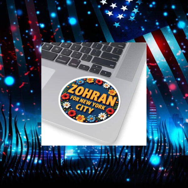 Zohran-for-New-York-City-Floral-Sticker-–-Campaign-Support-Decal-us