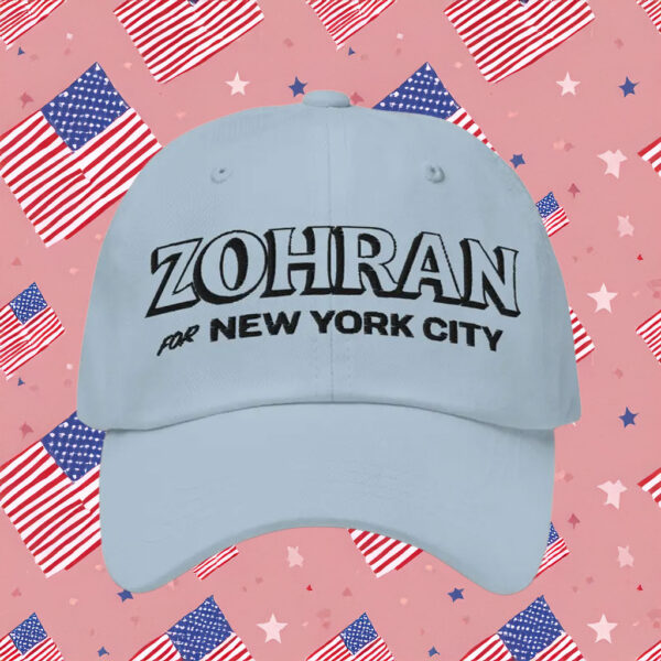Zohran for New York City Hat – Embroidered Dad Cap, NYC Mayor 2025 Campaign Hat